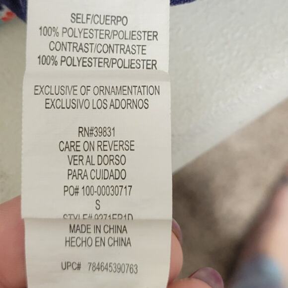 Sequin Hearts Dress Womens Small Midi Boho Cottage Core Peasant Whimsical Dress - Picture 7 of 7